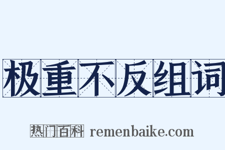 极重不反组词是什么意思的图片